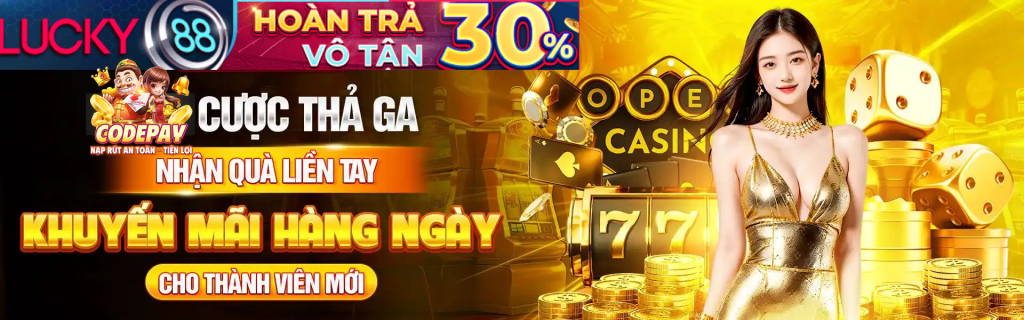 Banner khuyến mãi Lucky88 tại 32win